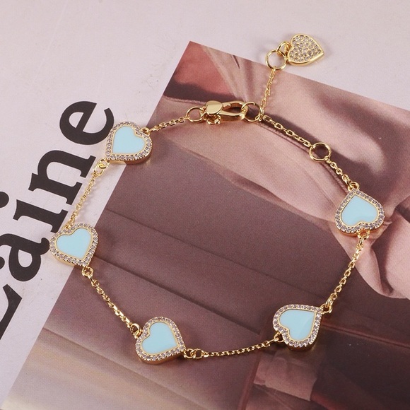 Kate Spade Loving Heart Three-Dimensional Heart Shaped Pendant Bracelet NWT - Picture 4 of 7